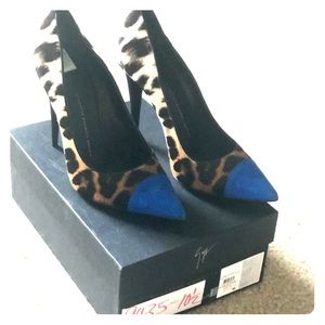Giuseppe Zanotti Blue/Leopard Shoe